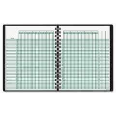 AT-A-GLANCE Undated Class Record Book, Nine to 10 Week Term: Two-Page Spread (35 Students), 10.88 x 8.25, Black Cover (8015005)