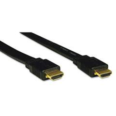 Tripp Lite High Speed HDMI Flat Cable, Ultra HD 4K, Digital Video with Audio (M/M), 6 ft. (P568006FL)