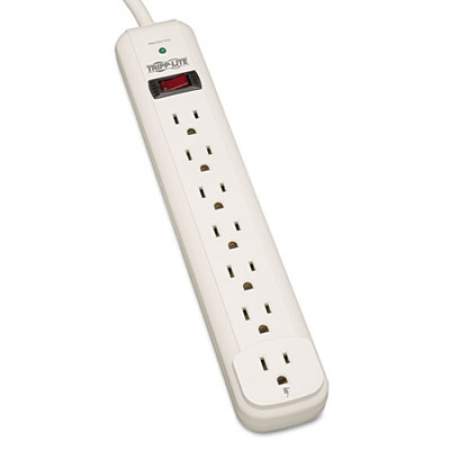 Tripp Lite Protect It! Surge Protector, 7 Outlets, 12 ft Cord, 1080 Joules, Light Gray (TLP712)
