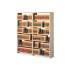 Tennsco Snap-Together Six-Shelf Closed Add-On, Steel, 36w x 12d x 76h, Sand (1276ACSD)