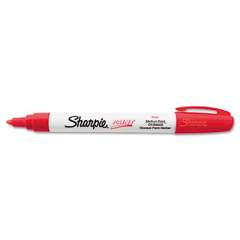 Sharpie Permanent Paint Marker, Medium Bullet Tip, Red (35550)