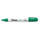 Sharpie Permanent Paint Marker, Medium Bullet Tip, Green (35552)