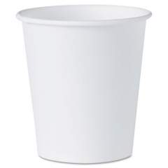 Dart White Paper Water Cups, 3 oz, 100/Bag, 50 Bags/Carton (44CT)