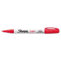Sharpie Permanent Paint Marker, Fine Bullet Tip, Red (35535)