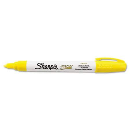 Sharpie Permanent Paint Marker, Medium Bullet Tip, Yellow (35554)