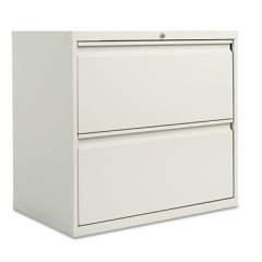 Alera Lateral File, 2 Legal/Letter-Size File Drawers, Light Gray, 30" x 18" x 28" (LF3029LG)