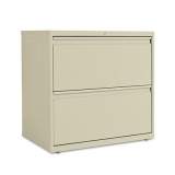 Alera Two-Drawer Lateral File Cabinet, 30w x 19.25d x 28.38h, Putty (ALELF3029PY)