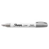 Sharpie Permanent Paint Marker, Medium Bullet Tip, Silver (35560)