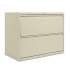 Alera Lateral File, 2 Legal/Letter-Size File Drawers, Putty, 36" x 18" x 28" (LF3629PY)