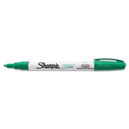 Sharpie Permanent Paint Marker, Fine Bullet Tip, Green (35537)