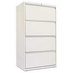 Alera Lateral File, 4 Legal/Letter-Size File Drawers, Light Gray, 30" x 18" x 52.5" (LF3054LG)