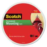 Scotch Permanent High-Density Foam Mounting Tape, Holds Up to 2 lbs, 0.75 x 350, White (110LONG)