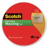 Scotch Permanent High-Density Foam Mounting Tape, Holds Up to 2 lbs, 0.75" x 38 yds, White (110MR)