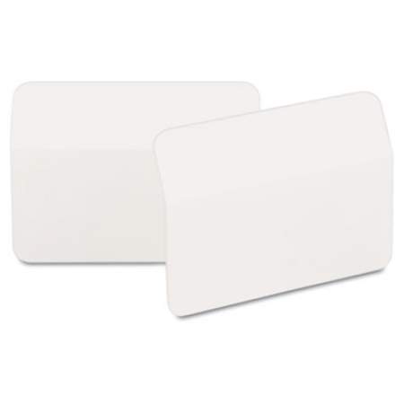 Post-it Tabs 2" Angled Tabs, Color Bar, 1/5-Cut Tabs, White, 2" Wide, 50/Pack (686A50WH)