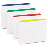 Post-it Tabs Tabs, Lined, 1/5-Cut Tabs, Assorted Primary Colors, 2" Wide, 24/Pack (686F1)