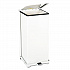 Defenders Heavy-Duty Steel Step Can, 13 gal, Steel, White (ST24EPLWH)
