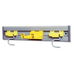 Rubbermaid Commercial Closet Organizer/Tool Holder, 18w x 3.25d x 4.25h, Gray (199200GY)
