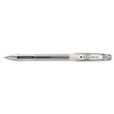 Pilot G-TEC-C Ultra Gel Pen, Stick, Extra-Fine 0.4 mm, Black Ink, Clear Barrel, Dozen (35491)