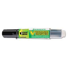 Pilot BeGreen V Board Master Dry Erase Marker, Medium Chisel Tip, Black (43914)