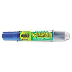 Pilot BeGreen V Board Master Dry Erase Marker, Medium Chisel Tip, Blue (43915)