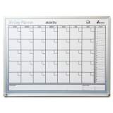 AbilityOne 7520012239896 SKILCRAFT Quartet 30-Day Wet Erase Planner w/Aluminum Frame, 24 x 36