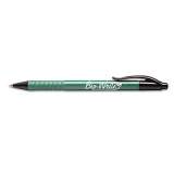 AbilityOne 7520015789305 SKILCRAFT BioWrite Ballpoint Pen, Retractable, Medium 1 mm, Black Ink, Green Barrel, Dozen