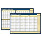 AbilityOne 7520012074059 SKILCRAFT 90-Day/120-Day Reversible/Erasable Flexible Planner, 36 x 24, White/Yellow/Blue Sheets, Undated