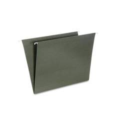 AbilityOne 7530013649496 SKILCRAFT Hanging File Folder, Letter Size, Straight Tab, Green, 25/Box