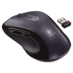 Logitech M510 Wireless Mouse, 2.4 GHz Frequency/30 ft Wireless Range, Right Hand Use, Dark Gray (910001822)