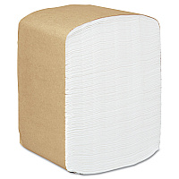 Full Fold Dispenser Napkins, 1-Ply, 13 x 12, White, 375/Pack, 16 Packs/Carton (98740)