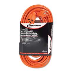 Innovera Indoor/Outdoor Extension Cord, 50ft, Orange (72250)