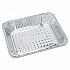 Aluminum Oblong Container, 1 lb, 4.56 x 5.56 x 1.63, Silver, 1,000/Carton (205930)