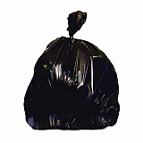 Reprocessed Resin Can Liners, 33 gal, 1.5 mil, 33" x 39", Black, 100/Carton (X6639AK)