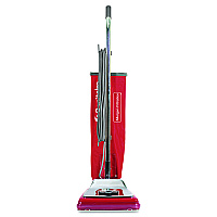 TRADITION Upright Vacuum SC888K, 12" Cleaning Path, Chrome/Red (SC888N)