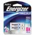 Energizer Ultimate Lithium AAA Batteries, 1.5 V, 2/Pack (L92BP2)