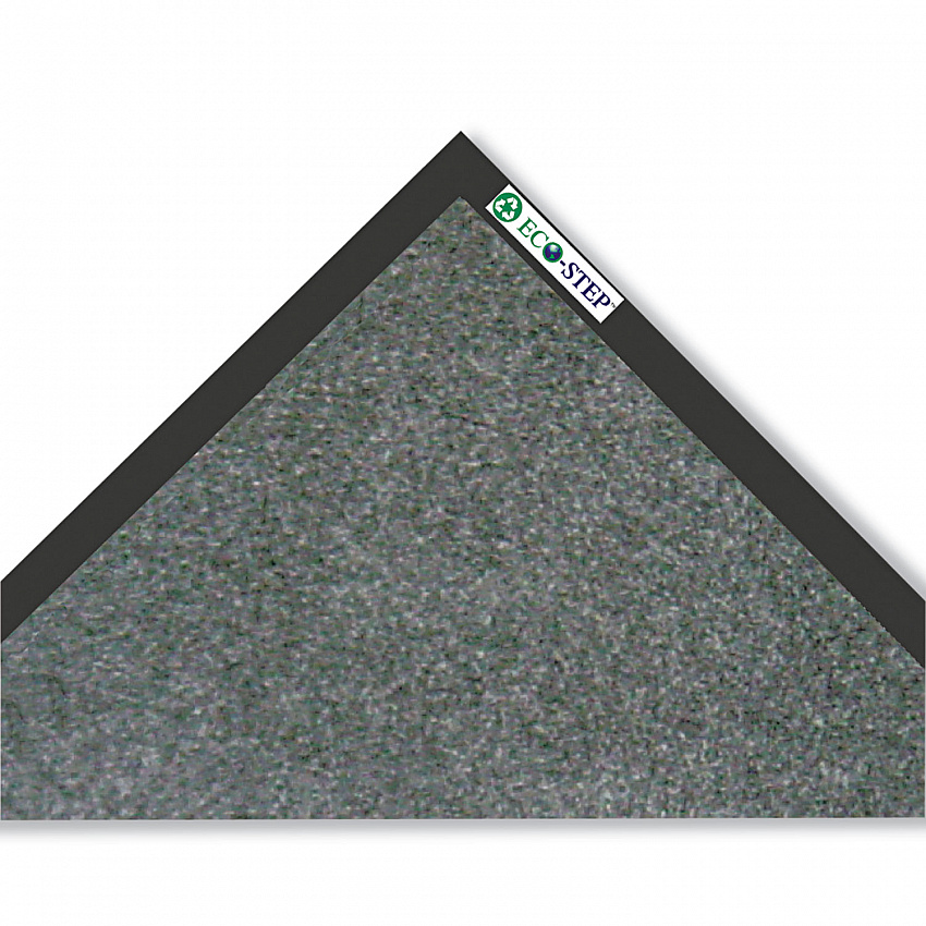 EcoStep Wiper Mat, Rectangular, Charcoal Gray Cut Pile Surface, 48" x 72" (ET0046CH)