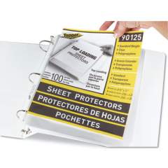 C-Line Top-Load Polypropylene Sheet Protectors, Standard, Letter, Clear, 2", 100/Box (90125)