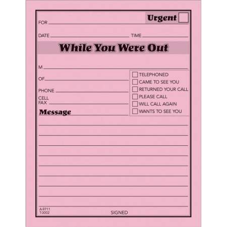 Adams While You Were Out Message Pad (9711D)