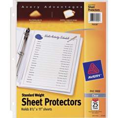 Avery Standard-Weight Sheet Protectors (PV25P)