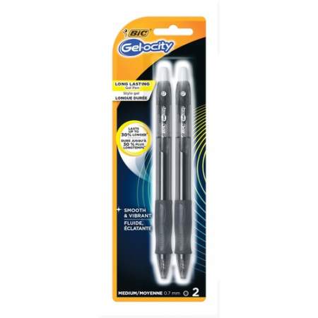 BIC Gel Retractable Pens (RLCP21BK)