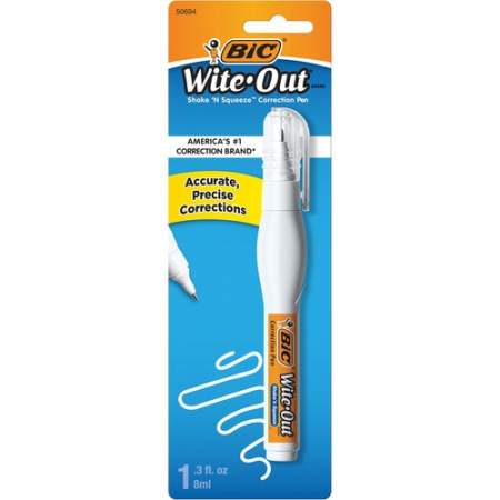 BIC Wite-Out Shake 'N Squeeze Correction Pen (WOSQPP11WHI)