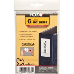Cardinal HOLDit! Self-Adhesive Label Holders (21830)