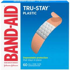 BAND-AID Tru-Stay Plastic Strips Adhesive Bandages (5635)