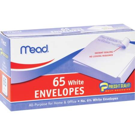 Mead No. 6-3/4 All-purpose White Envelopes (75028)