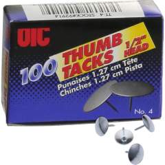 OIC Steel Thumb Tacks (92914)