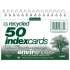 Roaring Spring Environotes Ruled Lined Perforated Spiralbound Recycled Index Cards (28335)