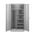 Tennsco Combination Wardrobe/Storage Cabinet (7214LGY)