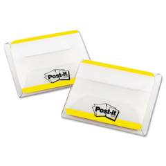 Post-it Tabs Tabs, Lined, 1/5-Cut Tabs, Yellow, 2" Wide, 50/Pack (686F50YW)