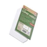 AbilityOne 7530015872621 SKILCRAFT Recycled Copier Labels, Copiers, 2 x 4.25, White, 10/Sheet, 100 Sheets/Box
