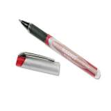 AbilityOne 7520015877785 SKILCRAFT Liquid Magnus Roller Ball Pen, Stick, Micro 0.5 mm, Red Ink, Red/Clear Barrel, 4/Pack